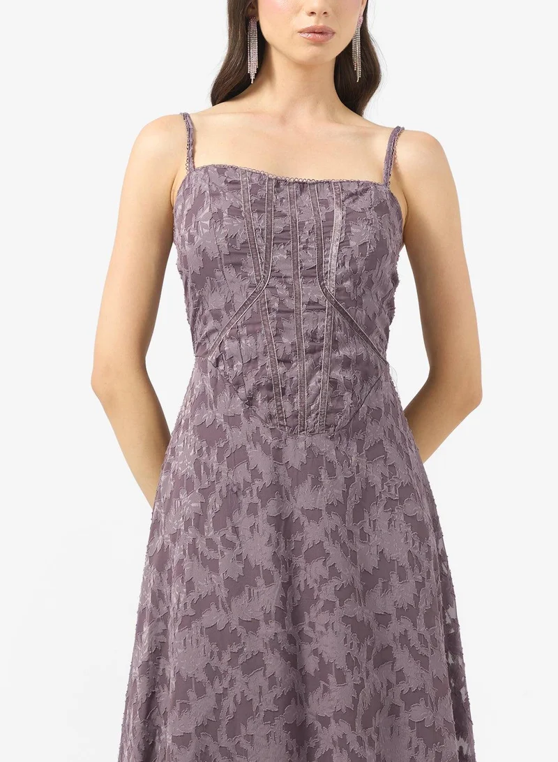 Ginger Boutique  Corset Bodice Lace A Line Dress for Women | Best Price UAE