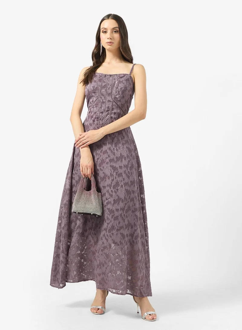 Ginger Boutique  Corset Bodice Lace A Line Dress for Women | Best Price UAE
