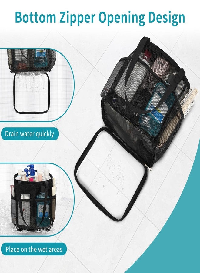 onemoky Mesh Shower Caddy Portable for College Dorm Room Essentials, Hanging Shower Caddy with Waterproof Phone Pouch, Large Capacity Shower Bag Basket Tote for Gym, Camping, Swimming, Beach, Travel, Bathroom - Image 5