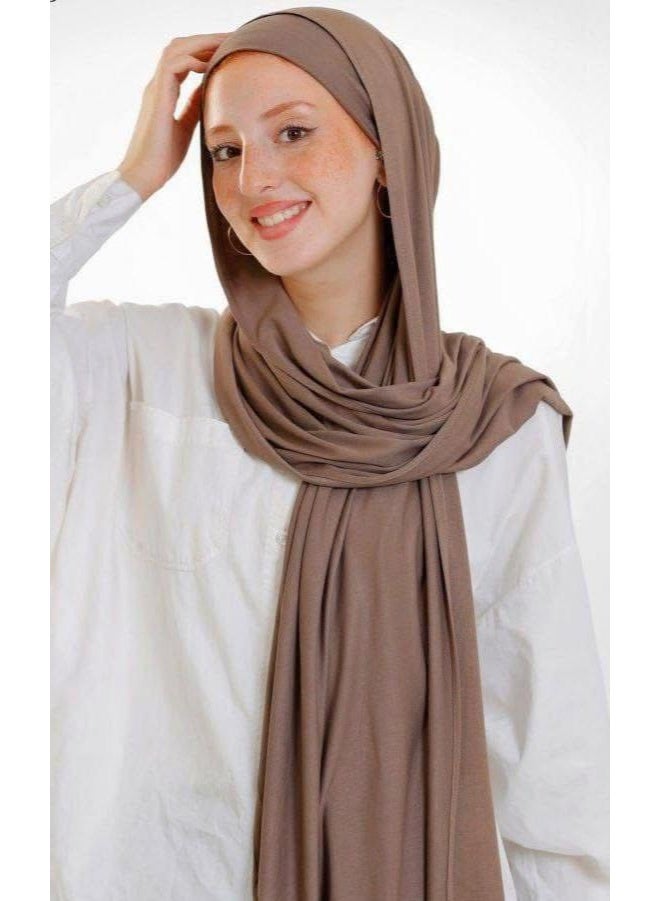 وشاح قطعتين بونيه وطرحه بيور ، خامة عالية ومريحة في اللبس