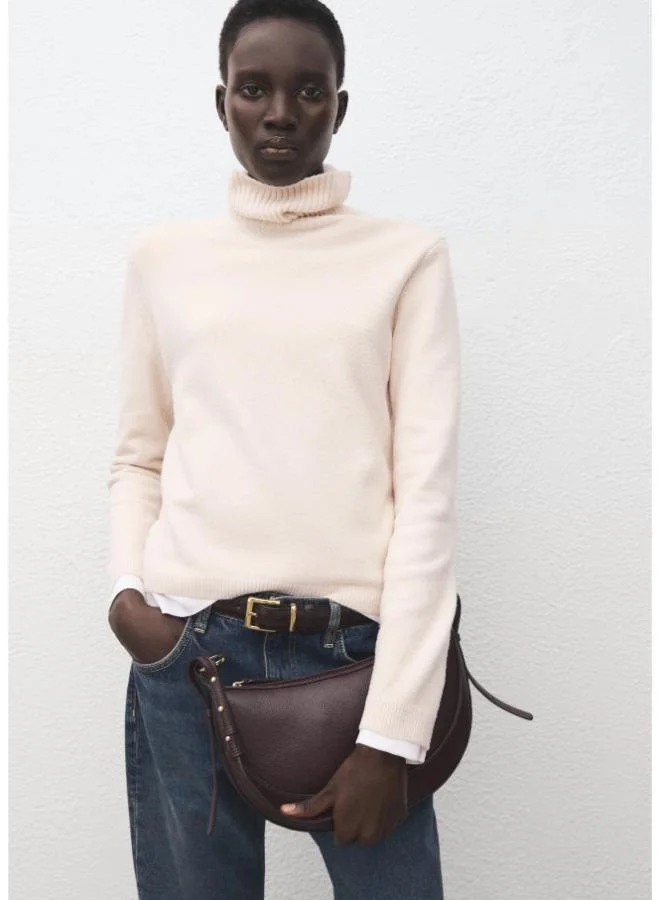 Mango Turtleneck Knitted Sweater