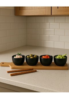 LOFT Appetizer Set, L41.2XP8XH6CMS, Black, Bamboo-145763  - Image 1