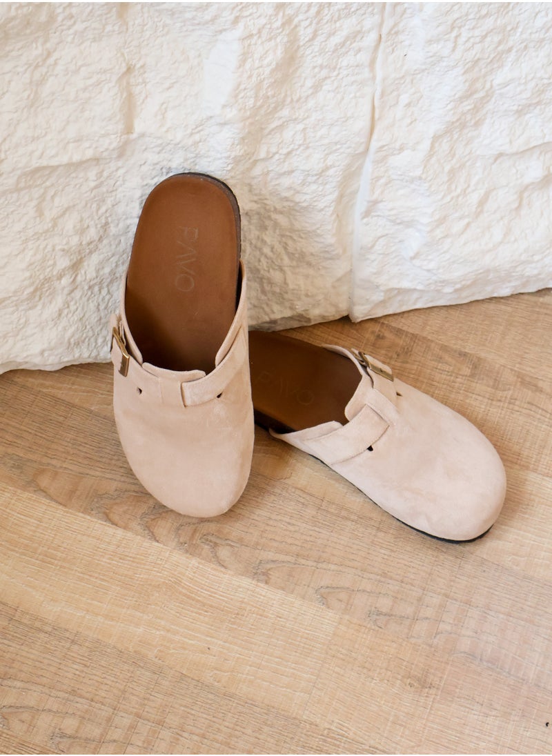 Beige suede Mule - pzsku/Z9C5F0B6DC38B679B0883Z/45/_/1734363567/c3d4b680-229d-408e-8813-ca6c21c6d8b4