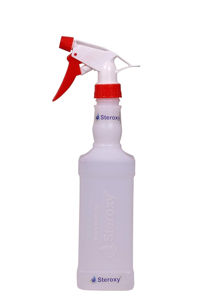 Steroxy زجاجة رذاذ فارغة من بلاستيك HDPE بلون أبيض حليبي سعة 500 مل 10 5000 مل قابلة لإعادة التعبئة برذاذ ناعم متعددة الأغراض مثل التعقيم عبوة من 10 500 مل - Image 2