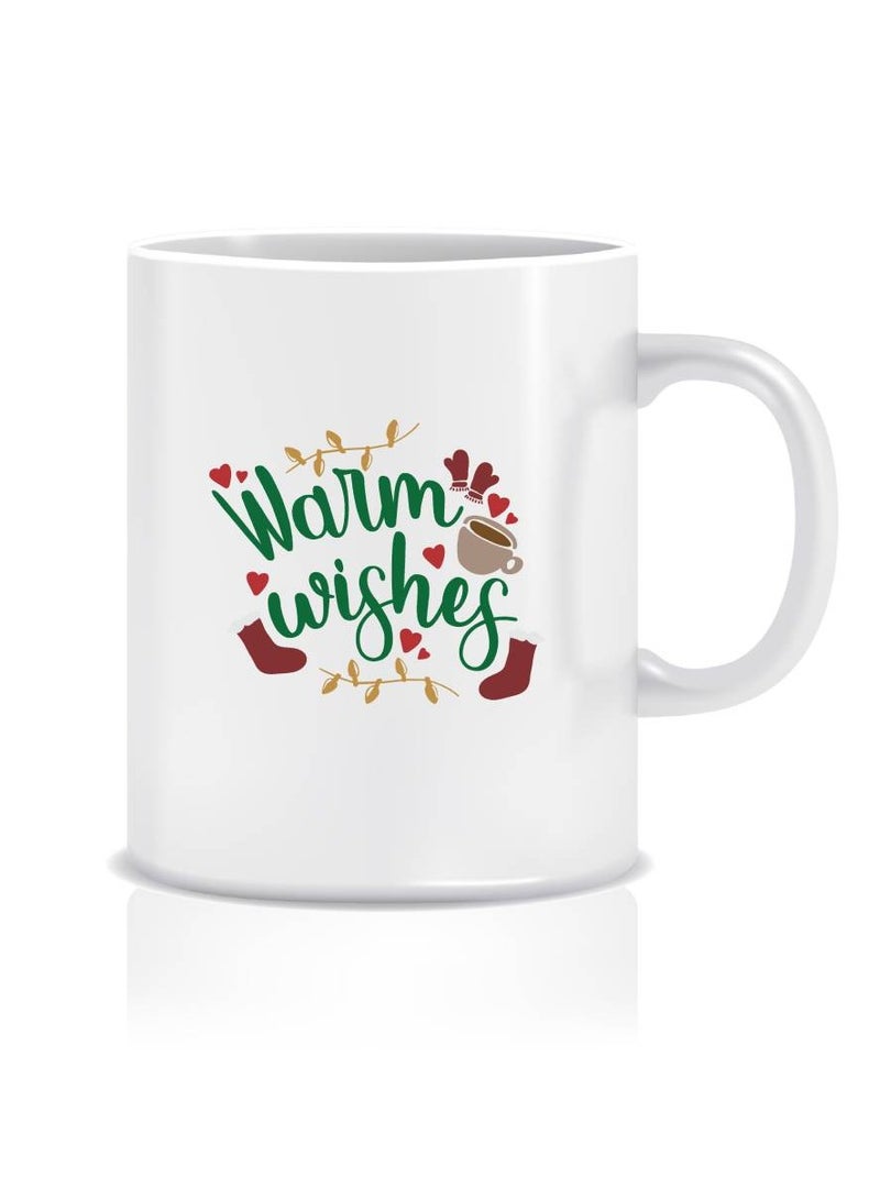 LIT Warm Wishes Christmas Coffee Mug
