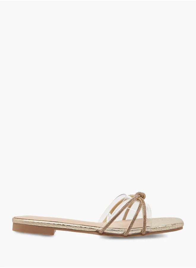 Flora Bella By Shoexpress Women Embellished Slip-On Sandals