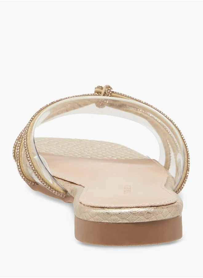Flora Bella By Shoexpress Women Embellished Slip-On Sandals