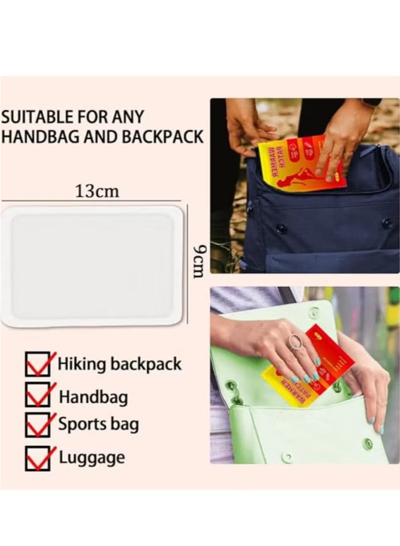 عبوة من 10 قطع من وسادات تدفئة الجسم للطقس البارد، وسادات تدفئة لاصقة، تدفئة إضافية للجسم لمدة 10 ساعات، وسادات تدفئة جاهزة للاستخدام، مناسبة لتدفئة الرقبة والكتفين والكلى والظهر - Image 3