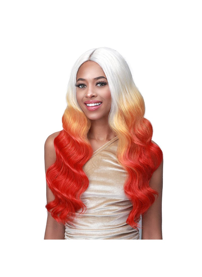 BOBBI BOSS BOBBI BOSS HD Lace Front Wig 6 Inch Deep Lace Part MediFresh MLF631 Tonia FHRAINBOW 