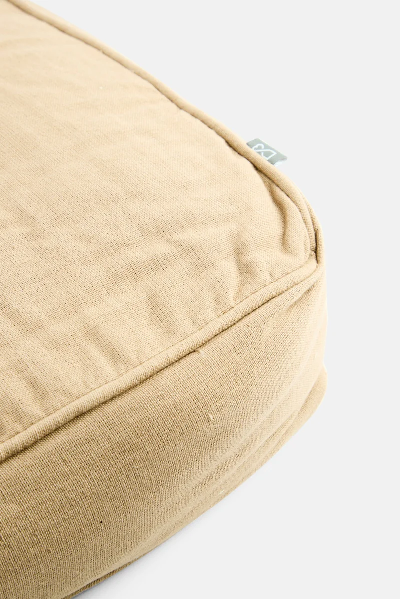 Muy Mucho Floor Cushion With Handle 50 H x 50 L x 10 W cm, Camel