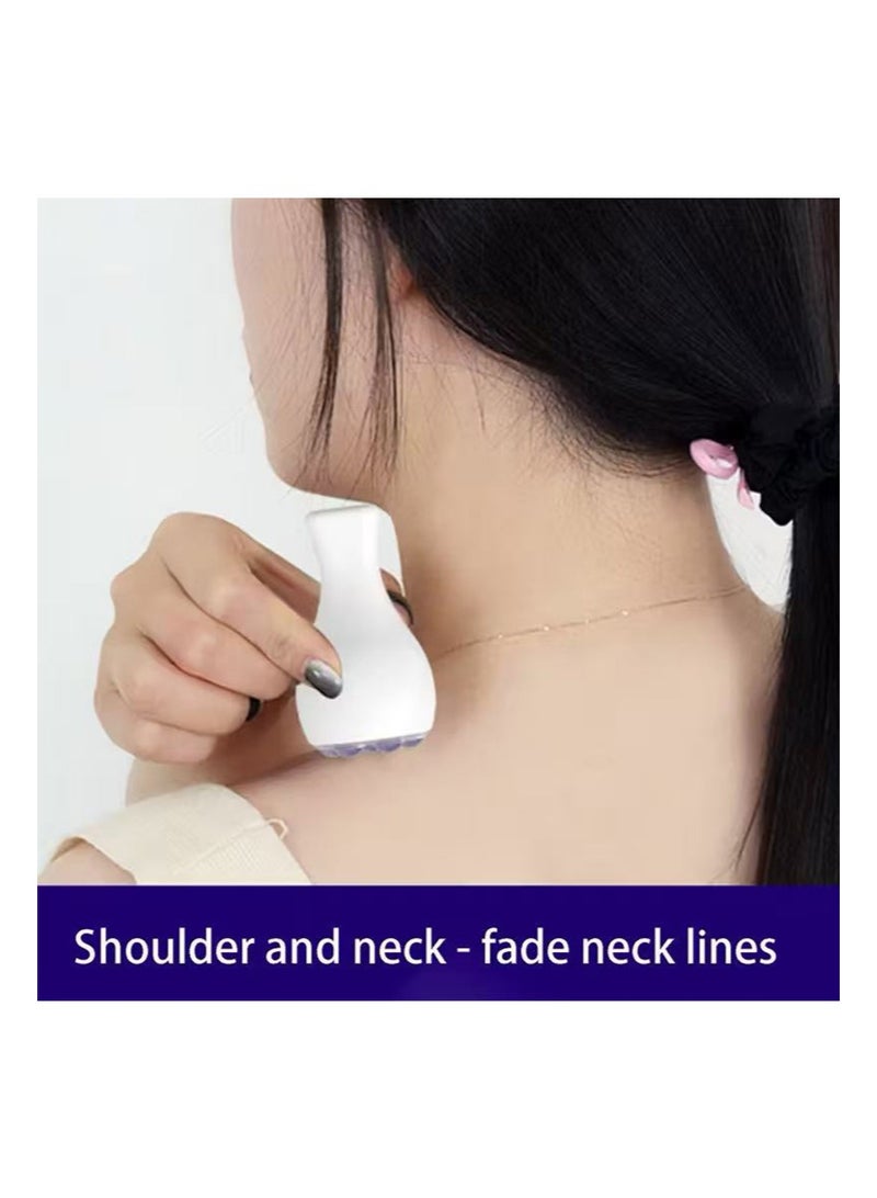 HaLunhi Manual Facial Crystal Roller Massager, Under-Eye, Cheekbone, Jawline, Neck Massager, No Electricity Required, Portable Facial Care Tool For Puffiness, Wrinkles, Dark Circles - Image 4