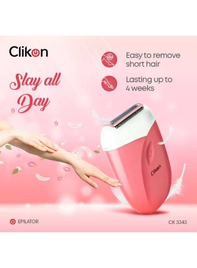 كليكون ماكينة الحلاقة النسائية Clikon CK3343 مصممة بدقة وميزات تركز على المستخدم، تعد هذه الماكينة بتقديم نتائج ناعمة وخالية من التهيج في مناطق مختلفة من الجسم. - Image 2