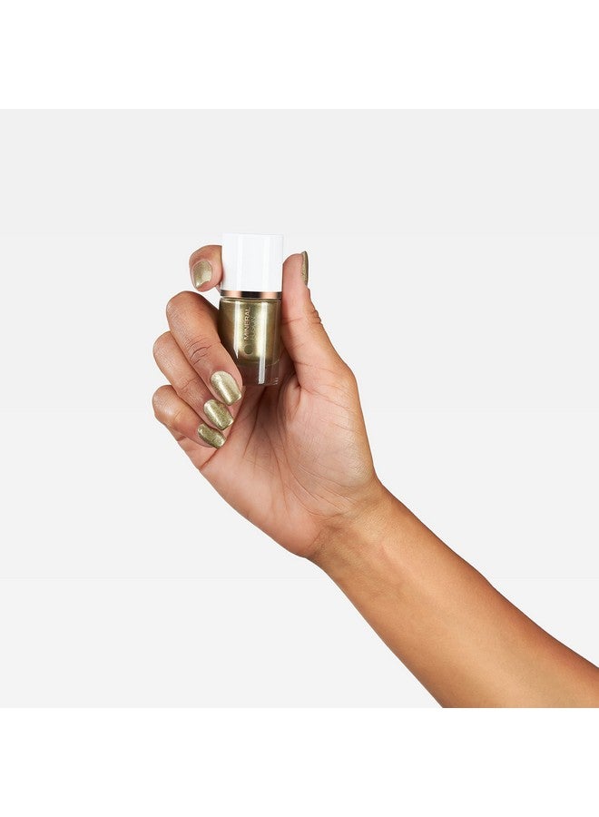 مينيرال فيوجن طلاء أظافر جليتر داكن جولد جولد راش جولد راش 0.33 أونصة سائلة (عبوة من قطعة واحدة) - Image 5