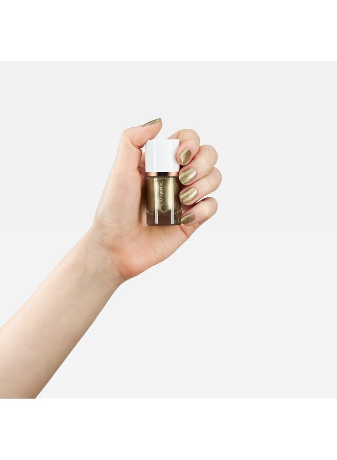 مينيرال فيوجن طلاء أظافر جليتر داكن جولد جولد راش جولد راش 0.33 أونصة سائلة (عبوة من قطعة واحدة) - Image 4