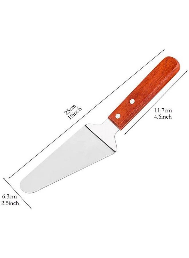 Baskety Pie Server Set Stainless Steel Pie Spatula Serrated with Comfortable Handle, Easy to Grip for Cutting and Serving Desserts Pizza and Cake (Pack of 1) - Image 2