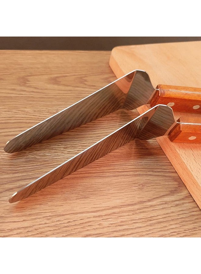 Baskety Pie Server Set Stainless Steel Pie Spatula Serrated with Comfortable Handle, Easy to Grip for Cutting and Serving Desserts Pizza and Cake (Pack of 1) - Image 5
