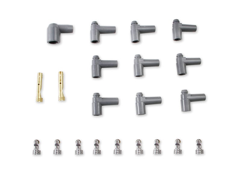 MSD 31189 Super Conductor Spark Plug Wire Set, Multi-Angle Plug, HEI Cap - Image 3