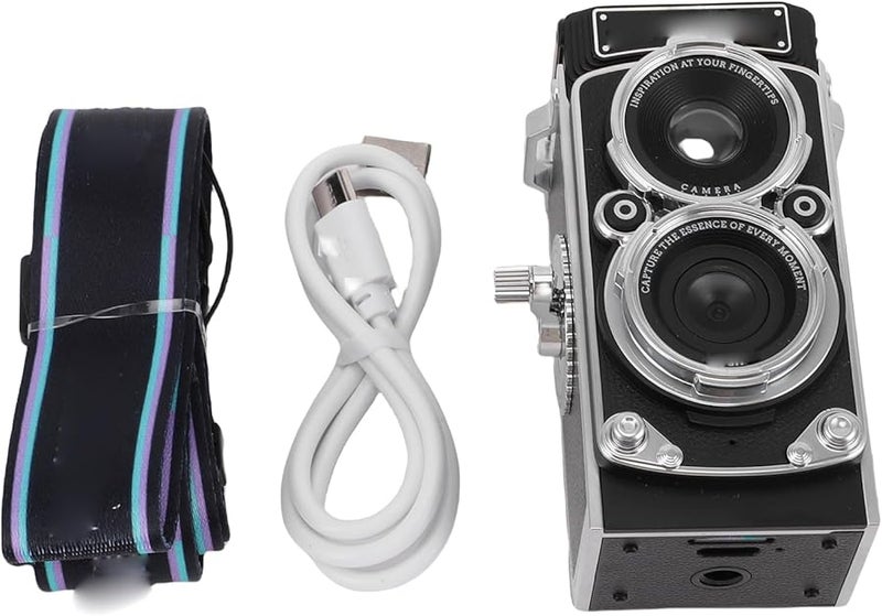 Fockety Mini Retro Digital Camera 12MP 1080P HD Portable Vintage Pocket Camera For Travel Vlog - Image 5