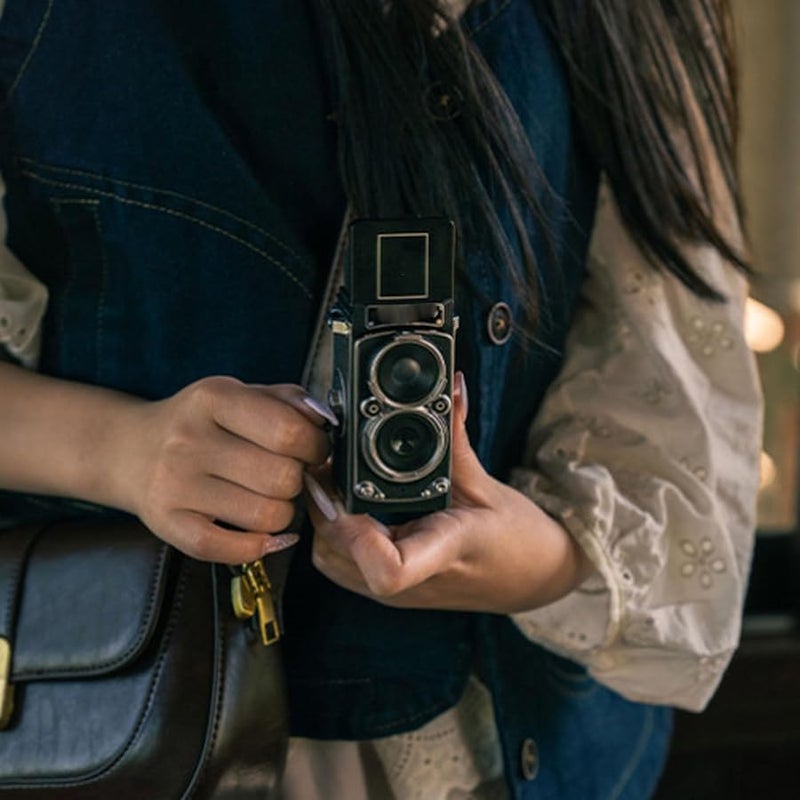 Fockety Mini Retro Digital Camera 12MP 1080P HD Portable Vintage Pocket Camera For Travel Vlog - Image 2