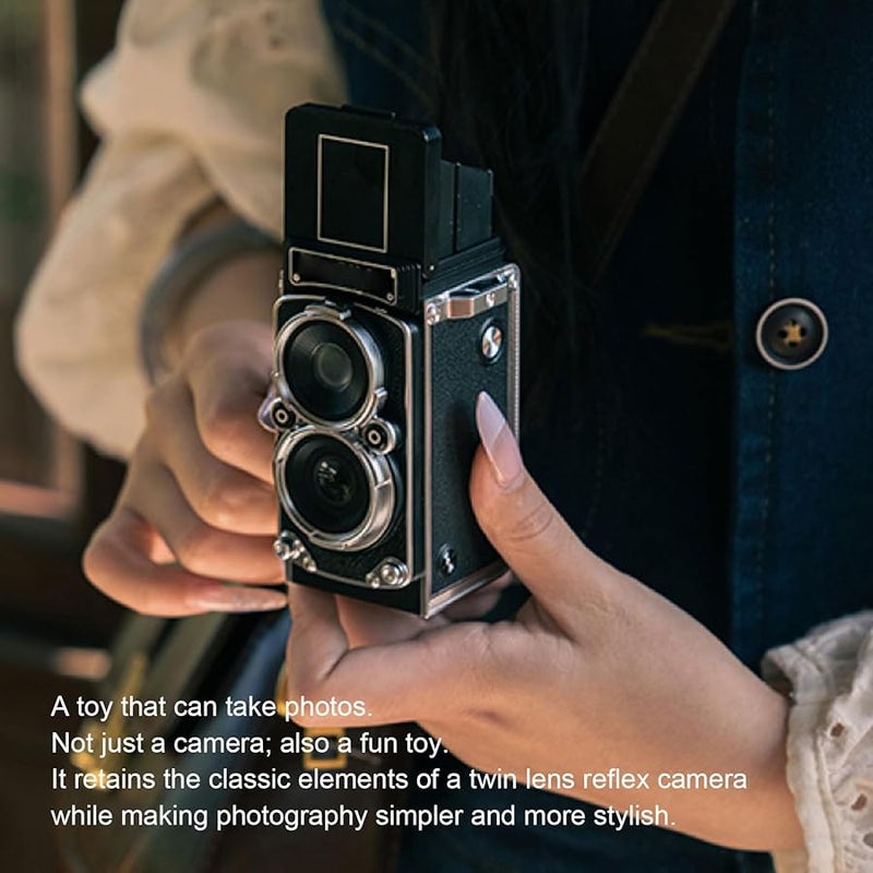 Fockety Mini Retro Digital Camera 12MP 1080P HD Portable Vintage Pocket Camera For Travel Vlog - Image 4