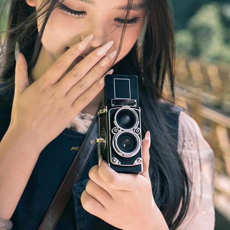 Fockety Mini Retro Digital Camera 12MP 1080P HD Portable Vintage Pocket Camera For Travel Vlog - Image 1