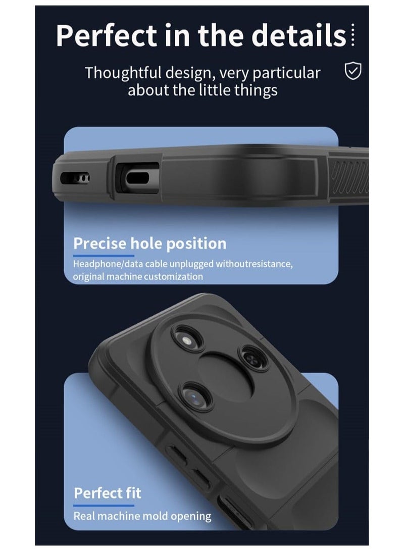 Case Compatible Honor X9c Smart 5G Case, Flexible TPU Silicone Airbag Shock Resistant Anti-Drop, Non-Slip, Shockproof Protective Case Honor X9c Smart - Image 4