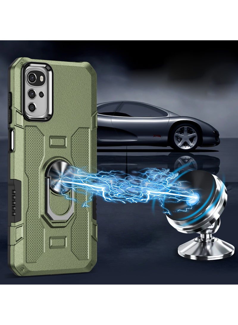 Phone Case for Motorola G22 Case,MOTO G22 Ring Holder Built-in Magnetic Car Mount Shockproof Camera Protective Cases