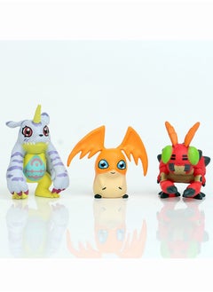 Generic Q version of Digital Monster, PVC character model, home office ornaments desktop decoration static statue collection souvenirs children's toys  - Image 4