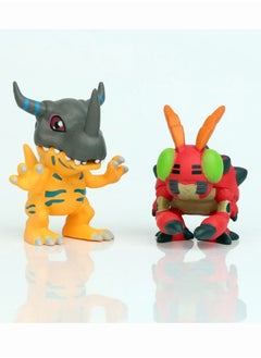 Generic Q version of Digital Monster, PVC character model, home office ornaments desktop decoration static statue collection souvenirs children's toys  - Image 3