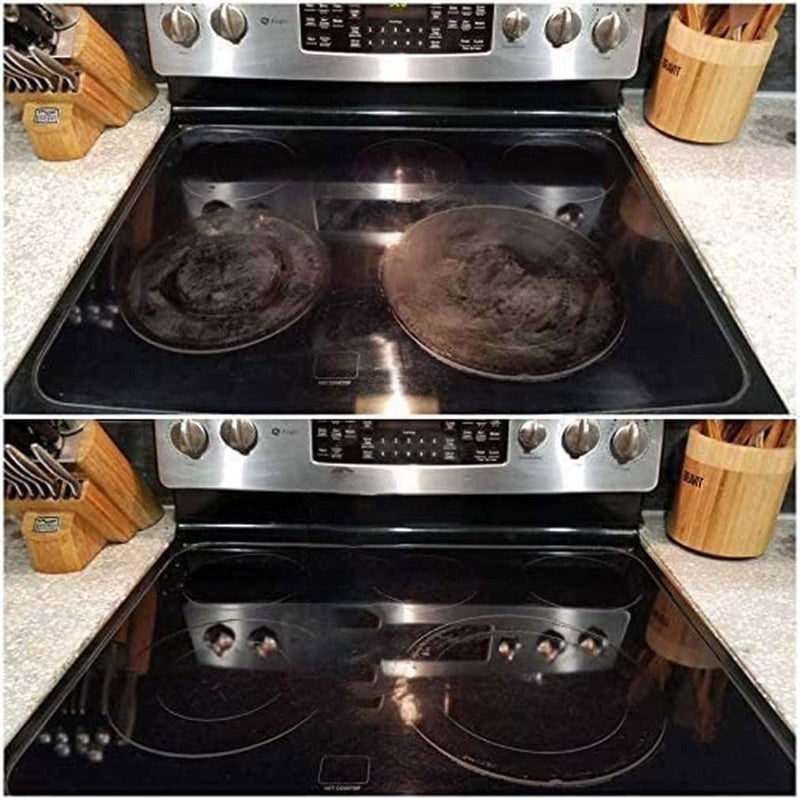 klarako 100ML Cooktop Cleaner Kit,Multipurpose Cooktop Cleaner with Sponge,Glass Ceramic Stove Top Cleaner,Car Paint Scratch Repair for Kitchen Home Tool and Car Maintenance - Image 4