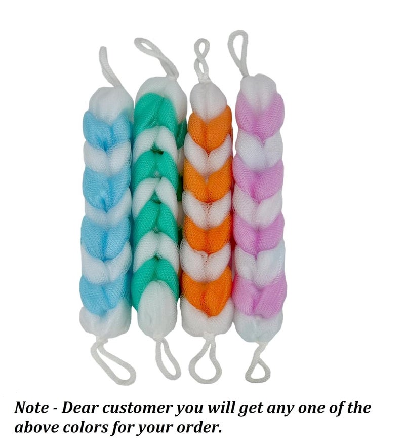 INSIME Body back scrubber for bathing for men & women | Long stretch Loofah back scrubbing body scrubber for bathing | Soft Exfoliating sponge body wash scrubber | Shower Scrub bath accessories for women & men (Pack of 1) - Image 2