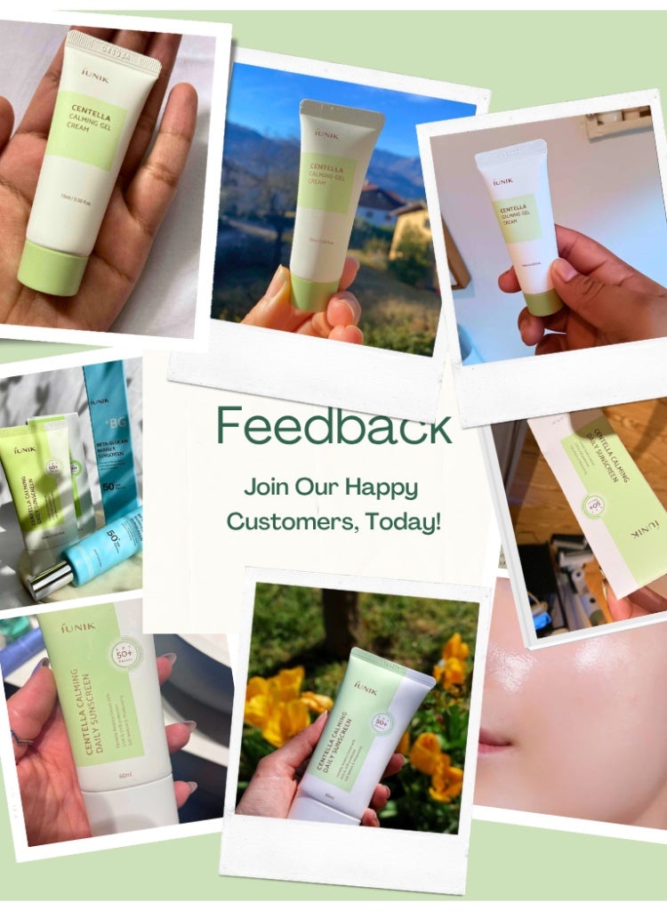 آي يونيك تهدئة الاحمرار وتهيج البشرة – مجموعة iUNIK Centella Calming Gel Cream + Centella Calming Moisture Sunscreen SPF50+ للترميم والحماية اليومية - Image 2