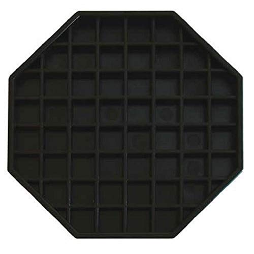 Update International DT6X6 Octagonal Plastic Drip Tray