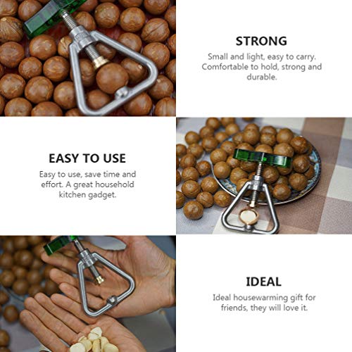 DOITOOL 1pc Nut Opener Macadamia Clamp Macadamia Opener Shell Opening Tool Labor-saving Opner Walnut Clamp Nutcrackers for Home Nut Opening Tool Macadamia Opening Tool - Image 5