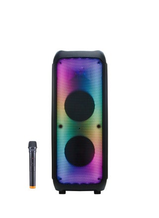 Party Box 110 subwoofer, supports Bluetooth, USB, AUX, radio, and memory card, comes with remote control, karaoke microphone, with RGB lighting - pzsku/Z9C60460AB85481D16C34Z/45/_/1696669757/c1616de5-3901-4fef-984a-6a2443be529a