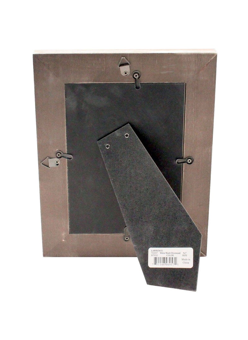 Lawrence Frames Lawrence 732257 5x7 Washed Gray Picture Frame  - Image 3
