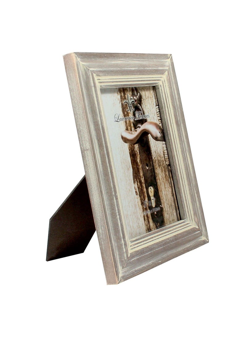 Lawrence Frames Lawrence 732257 5x7 Washed Gray Picture Frame  - Image 2