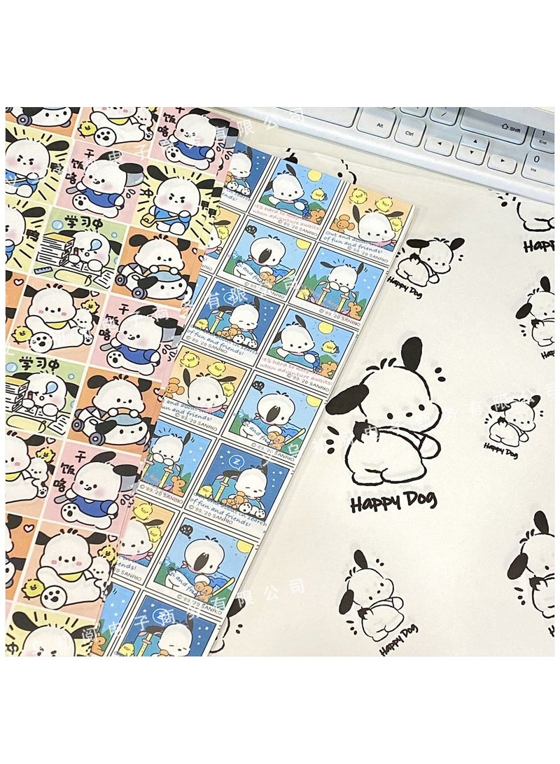 Sanrio 9 sheets of cartoon Sanrio Pacha festive birthday gift wrapping paper - Image 4