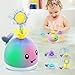 Gigilli Baby Bath Toys with 4 Modes Bath Toys for Kids Ages 13 1 Year Old Boys Girls Easter Basket Stuffers for Babies 61218 Months Light Up Whale Bath Toy Toddler Birthday Bathtub Toy - Image 3