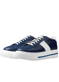 MEGA SHOES Elegance Men's Shoes - Sky Leather -  Wide PU-Out Sole - Navy  - Image 1