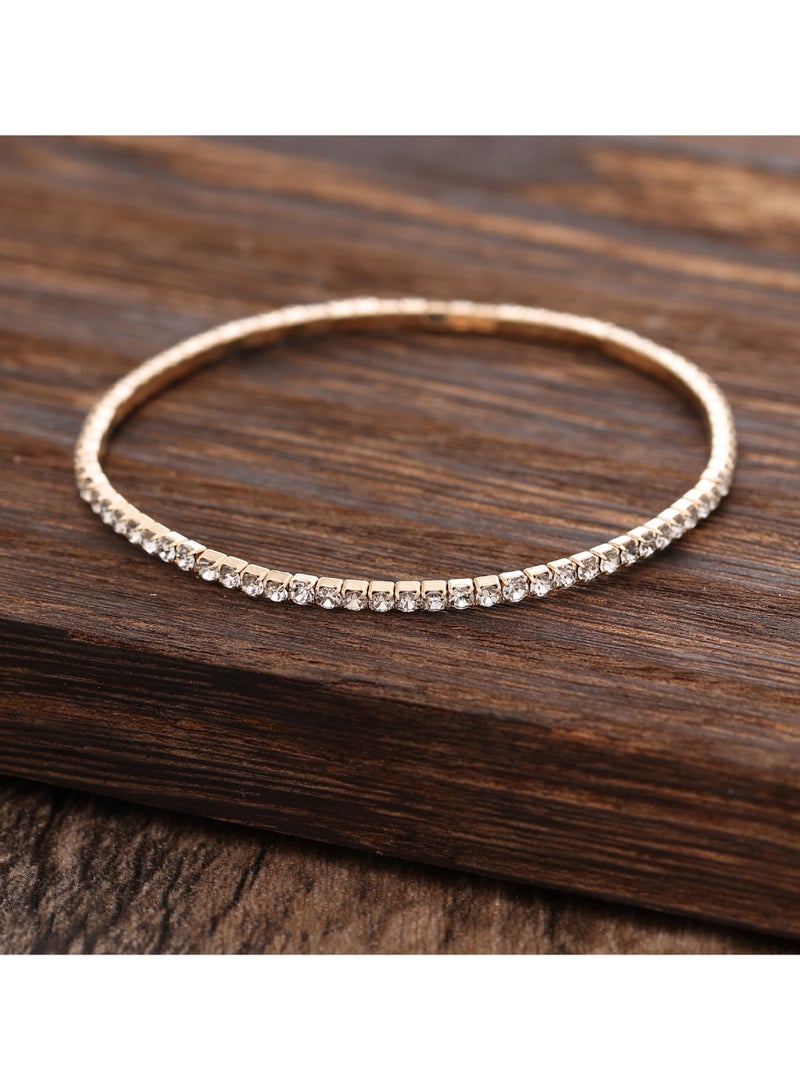 KUYING New Fashionable Premium Light Luxury Color Diamond Bracelet