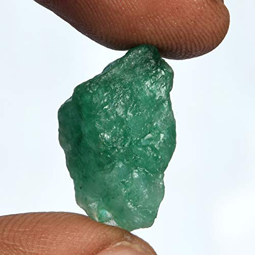 GEMHUB Natural AAA++ Quality Emerald 11.00 Ct Certified Healing Crystal Raw Rough Green Emerald Stone - Image 2