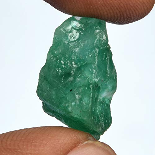 GEMHUB Natural AAA++ Quality Emerald 11.00 Ct Certified Healing Crystal Raw Rough Green Emerald Stone - Image 3