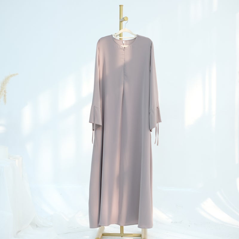 Loriya 2025 Loriya Solid Color Long Sleeve Maxi Dress -  LR938 - Image 1