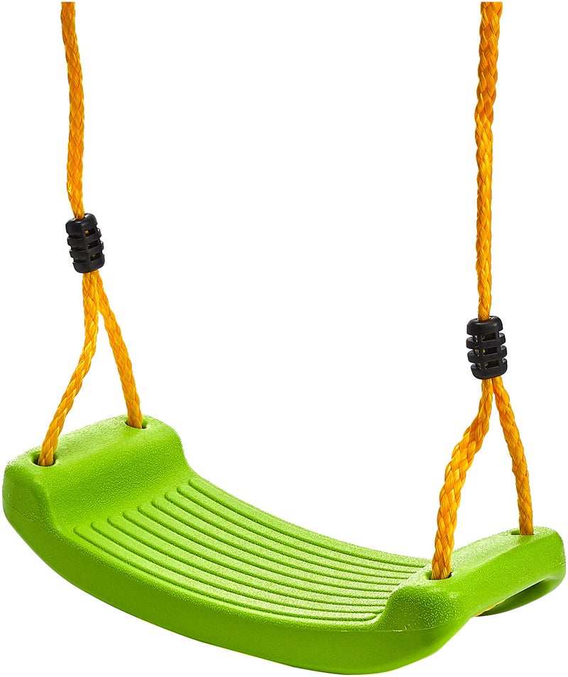 Swing-N-Slide WS 4869 Contoured Rigid Plastic Toddler & Child Seat with Rope, Green