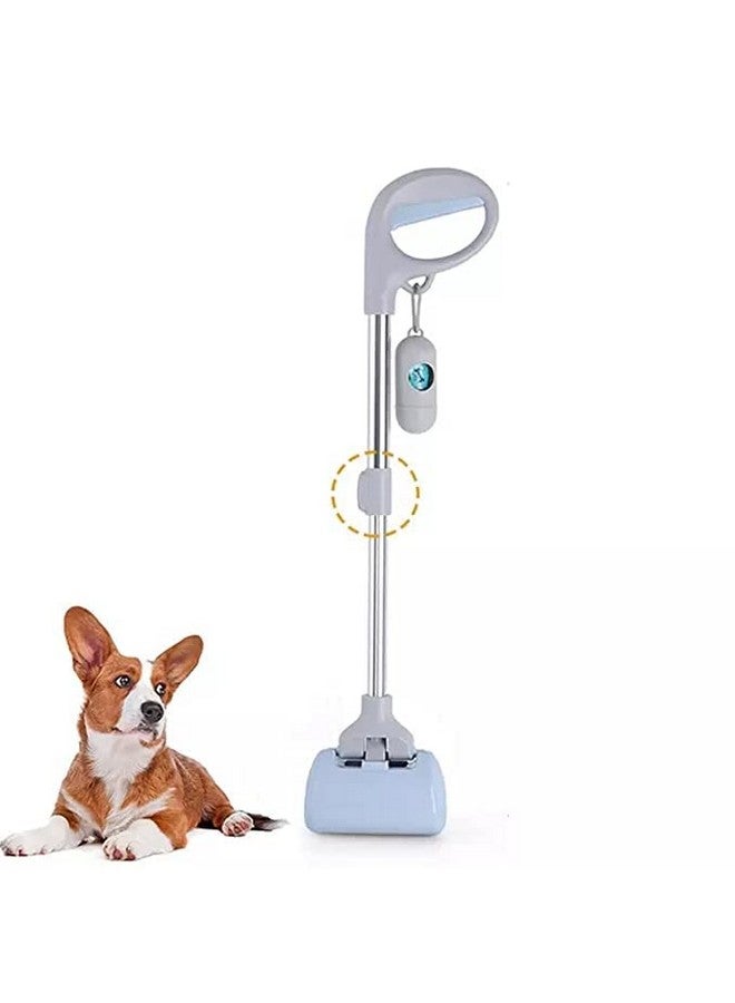 Adjustable Size Poop Scooper - Waste Collector Long Portable & Extendable 46-68Cm Handle | Potty Picker With Bag For Dogs And Cats - Image 1