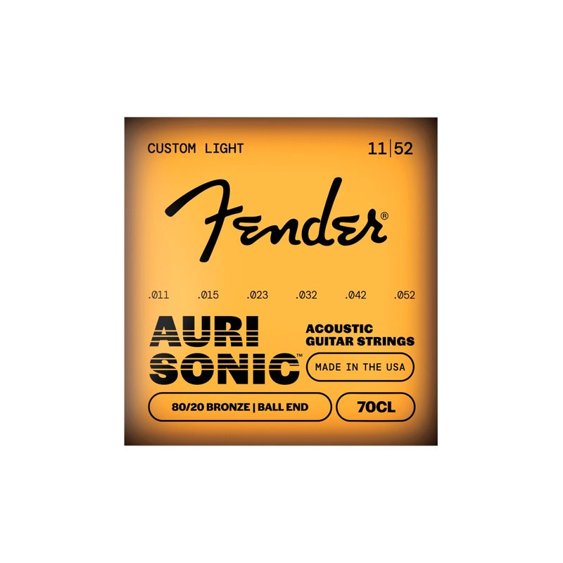 Fender Acoustic Guitar String 80/20 Bronze .011-.052 70CL 730070405 - Image 5