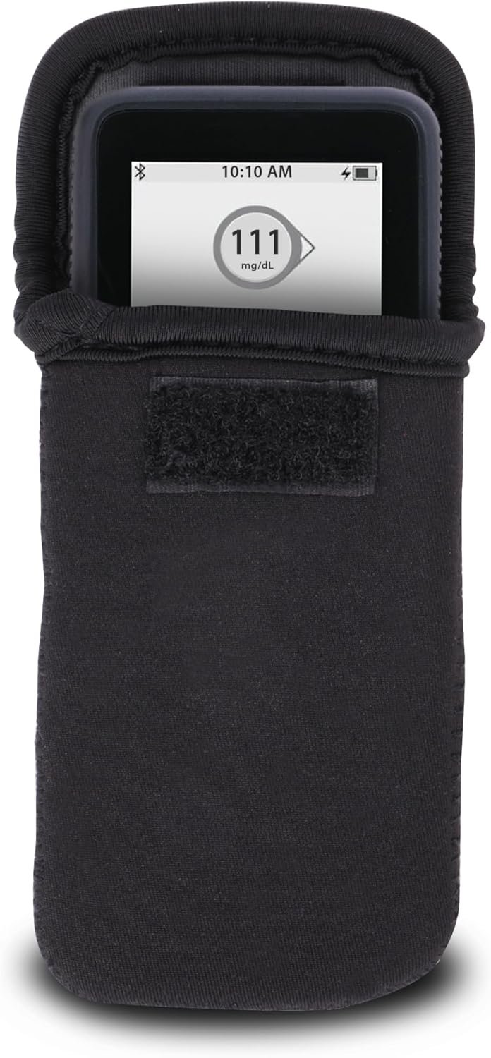 USA Gear USA Gear Slim CGM System Device Belt Case with Belt Loop - Pouch Designed in The U.S. - Carrying Case Compatible with Dexcom G7 Receiver, G6, G5, Freestyle Libre 2 and More Continuous Glucose Monitor