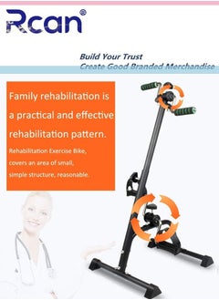 Rcan Pedal Exerciser Bike Hand Arm Leg and Knee Bike Adjustable Fitness Equipment for Seniors Elderly Home Pedal Exercise Bike for Total Body  - Image 5