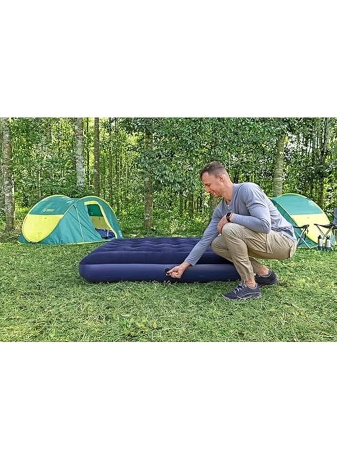 Toy Box Inflatable Air Mattress 2 Person Velvet Air Bed Comfortable And Perfect For Camping And Home Use 203Cm X 183Cm X 22Cm - Image 4